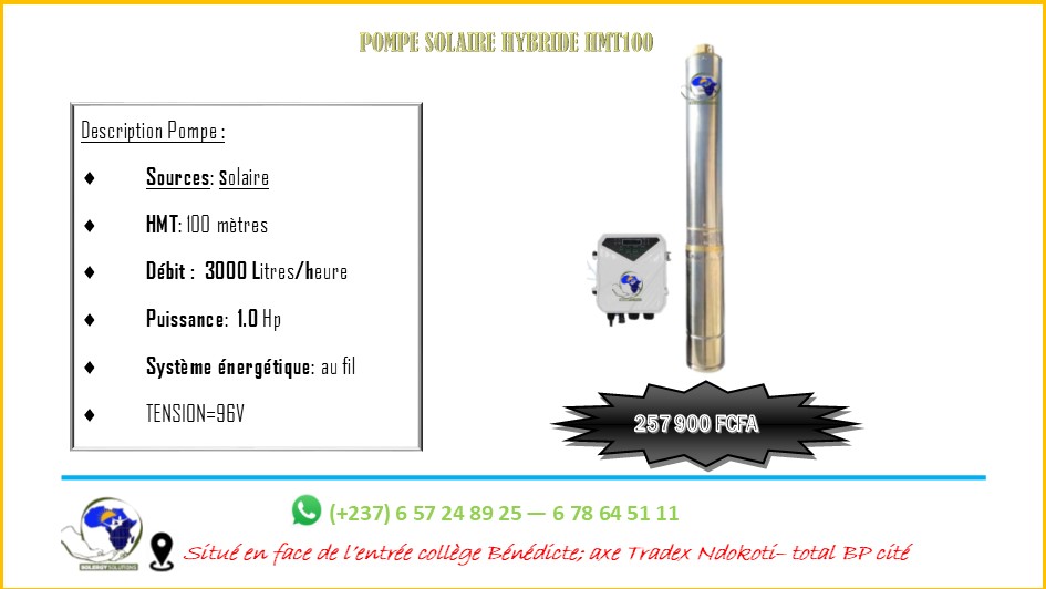 POMPE  HYBRIDE 100M O K