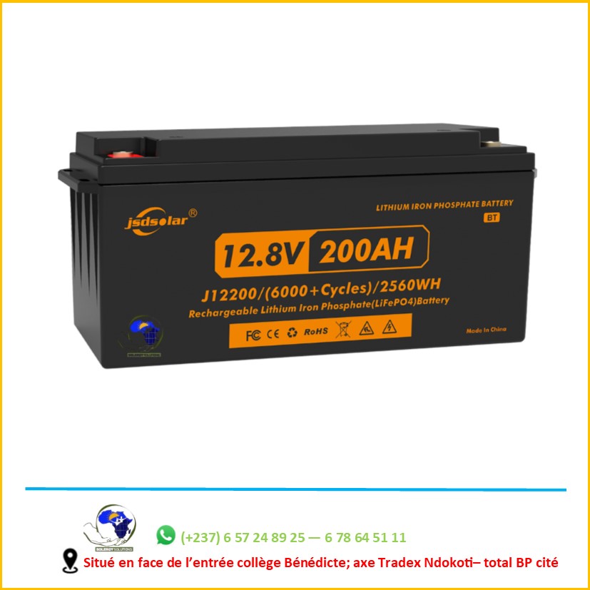 BATTERIE LITHIUM 200Ah-12V JD