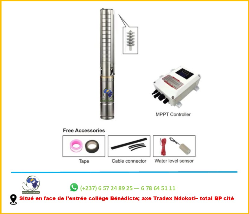 POMPE SOLAIRE 125M,1500W ATP