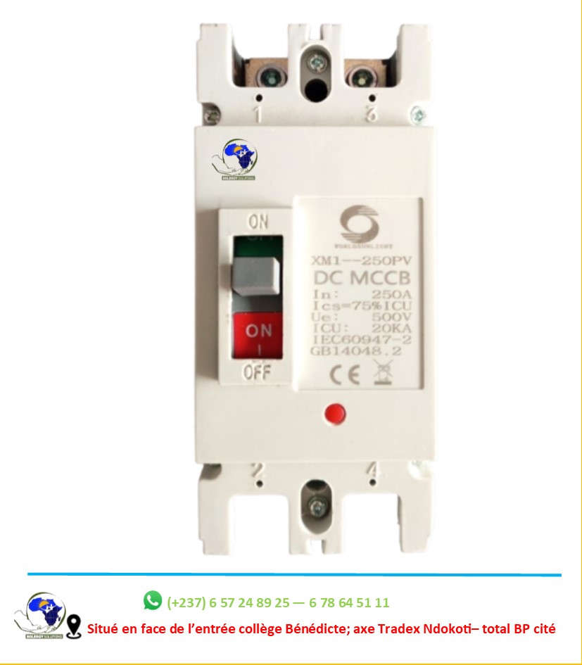 DISJONCTEUR DE BATTERIE 250 A MCCB