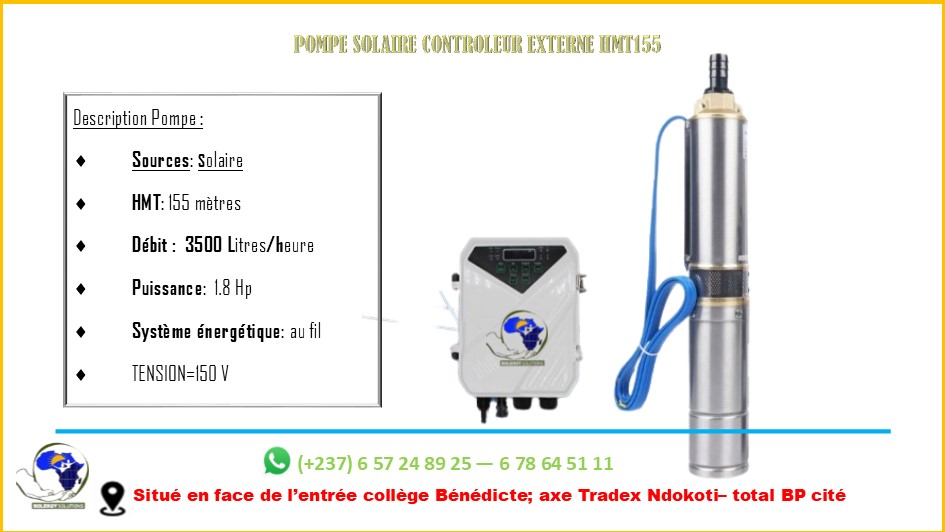 POMPE HYBRIDE 155M/3500L/Hr